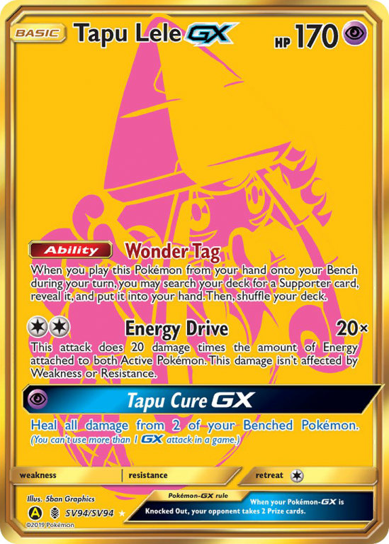 Tapu Lele-GX SV94/94 Sun & Moon Shiny Vault