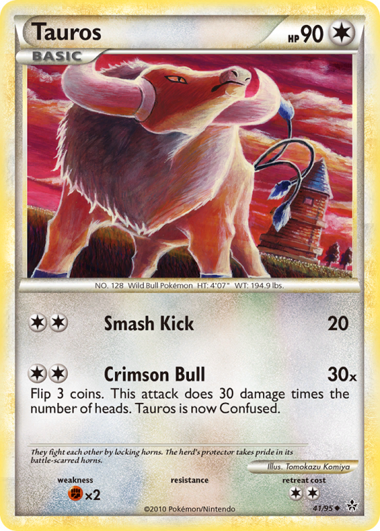 Tauros 41/95 HeartGold & SoulSilver HS—Unleashed