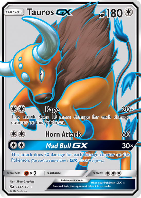 Tauros-GX 144/149 Sun & Moon Sun & Moon