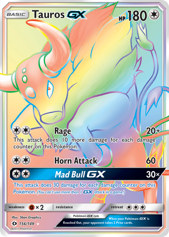 Tauros-GX 156/149 Sun & Moon Sun & Moon