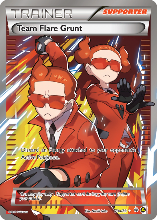 Team Flare Grunt 73a/115 XY Generations