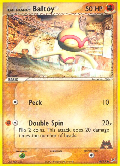 Team Magma's Baltoy 60/95 EX Team Magma vs Team Aqua