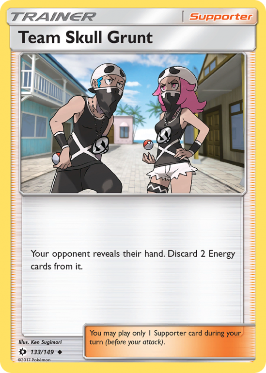 Team Skull Grunt 133/149 Sun & Moon Sun & Moon