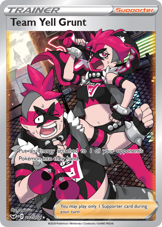 Team Yell Grunt 202/202 Sword & Shield Sword & Shield