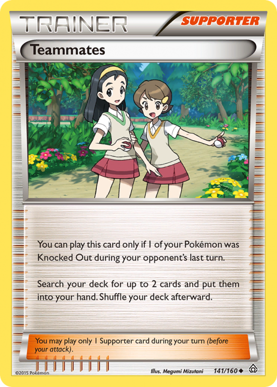 Teammates 141/160 XY Primal Clash