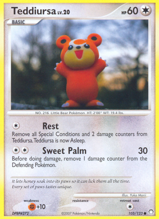 Teddiursa 105/123 Diamond & Pearl Mysterious Treasures