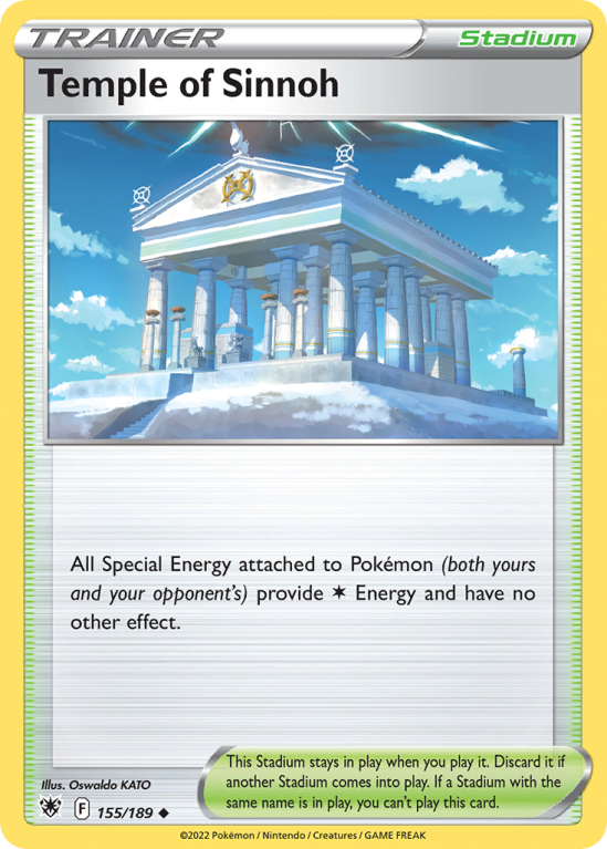 Temple of Sinnoh 155/189 Sword & Shield Astral Radiance