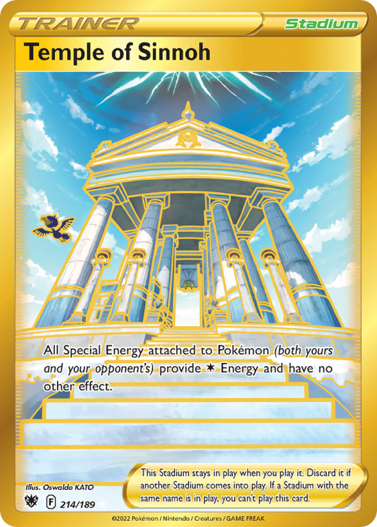 Temple of Sinnoh 214/189 Sword & Shield Astral Radiance