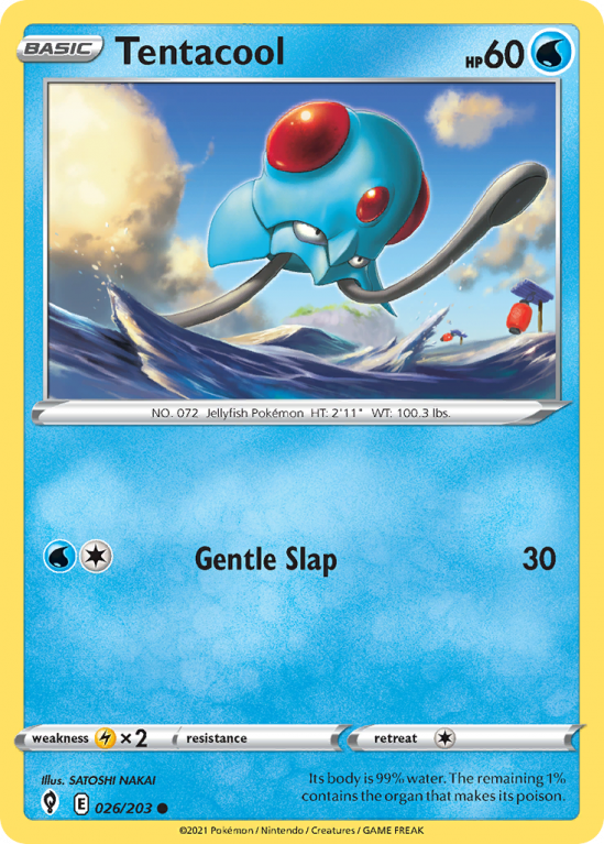 Tentacool 26/203 Sword & Shield Evolving Skies