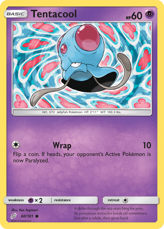 Tentacool 60/181 Sun & Moon Team Up