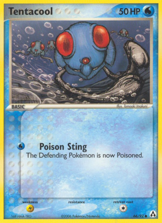 Tentacool 66/92 EX Legend Maker