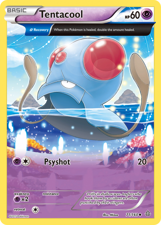 Tentacool 71/160 XY Primal Clash