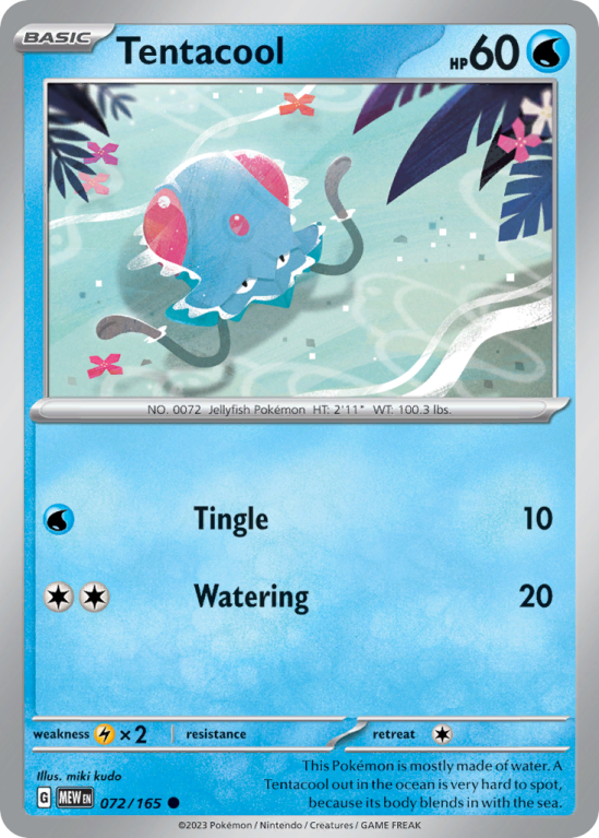 Tentacool 72/165 Scarlet & Violet 151