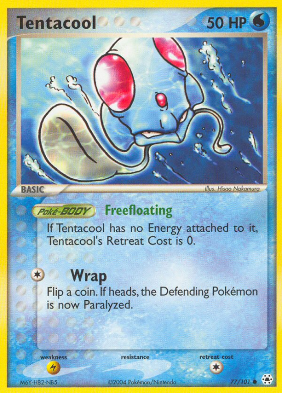 Tentacool 77/101 EX Hidden Legends