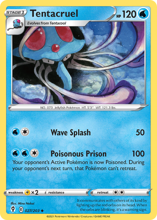 Tentacruel 27/203 Sword & Shield Evolving Skies