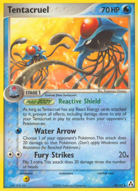 Tentacruel 45/92 EX Legend Maker