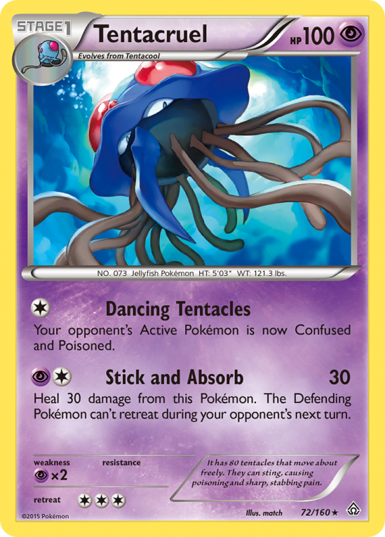 Tentacruel 72/160 XY Primal Clash