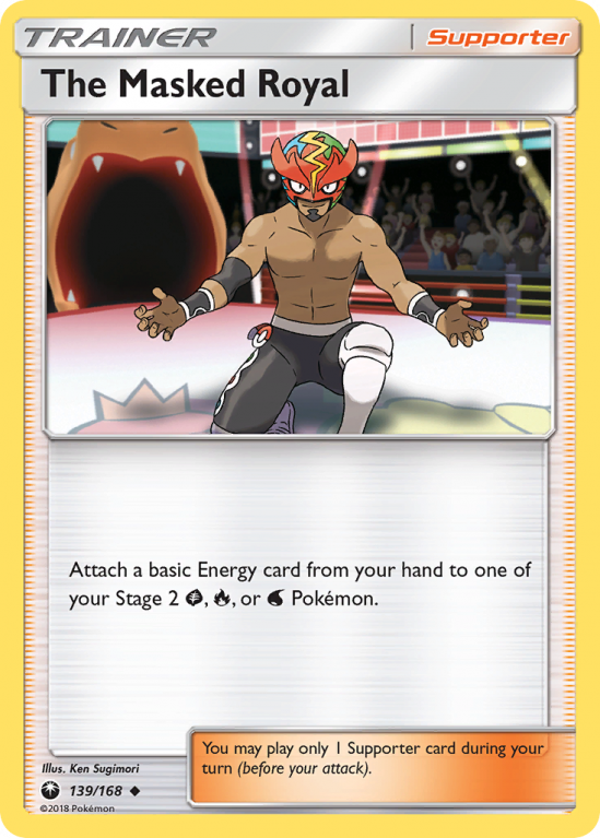 The Masked Royal 139/168 Sun & Moon Celestial Storm