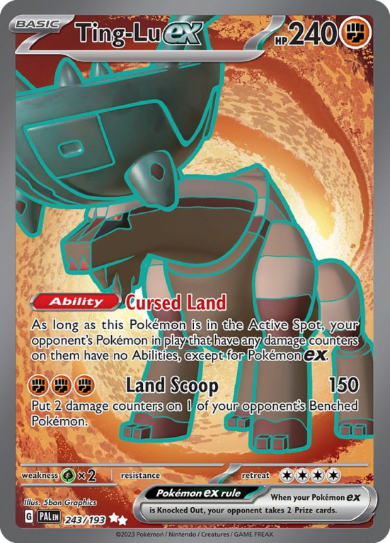 Ting-Lu ex 243/193 Scarlet & Violet Paldea Evolved