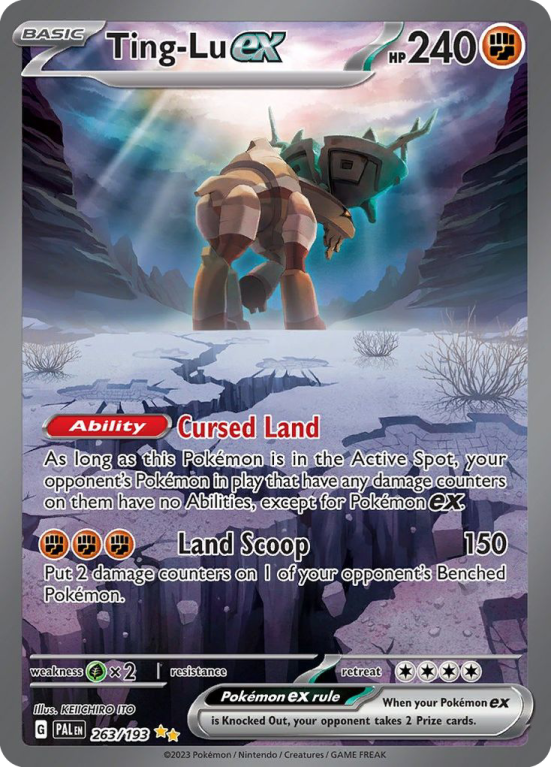 Ting-Lu ex 263/193 Scarlet & Violet Paldea Evolved