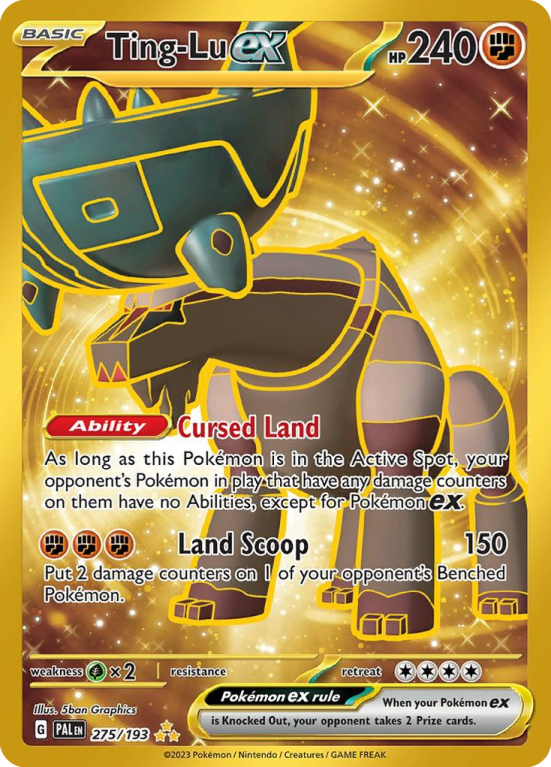 Ting-Lu ex 275/193 Scarlet & Violet Paldea Evolved