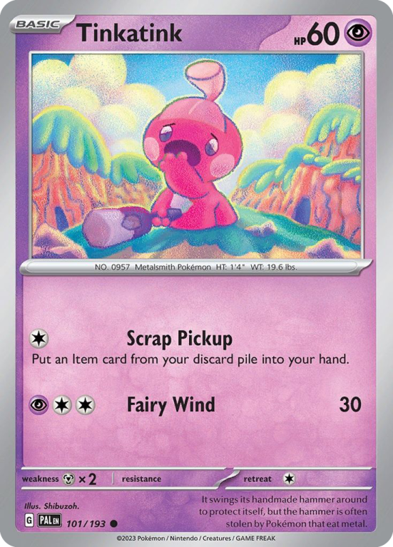 Tinkatink 101/193 Scarlet & Violet Paldea Evolved