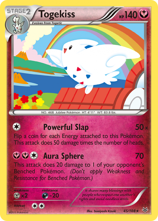 Togekiss 45/108 XY Roaring Skies