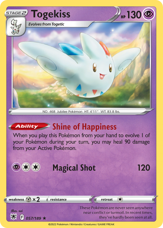 Togekiss 57/189 Sword & Shield Astral Radiance