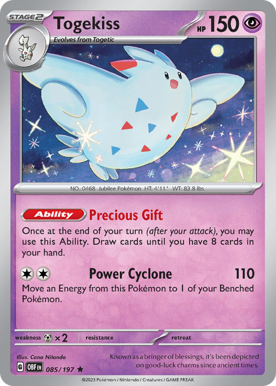 Togekiss 85/197 Scarlet & Violet Obsidian Flames