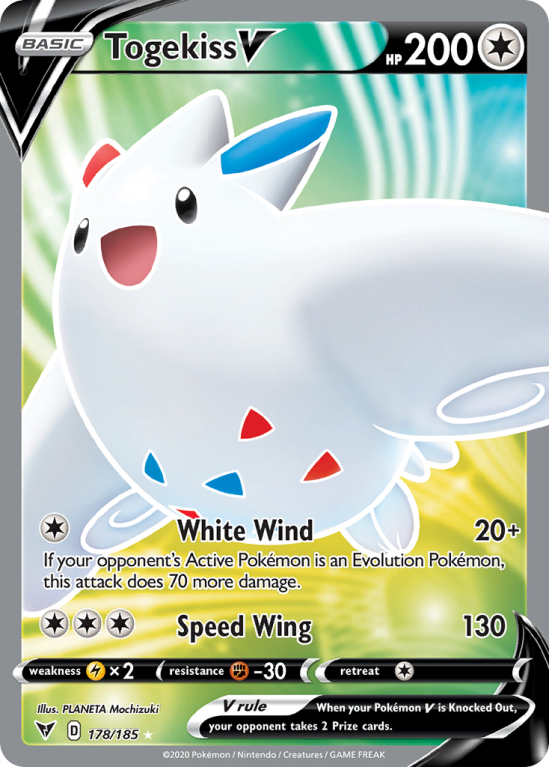 Togekiss V 178/185 Sword & Shield Vivid Voltage