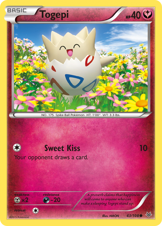 Togepi 43/108 XY Roaring Skies