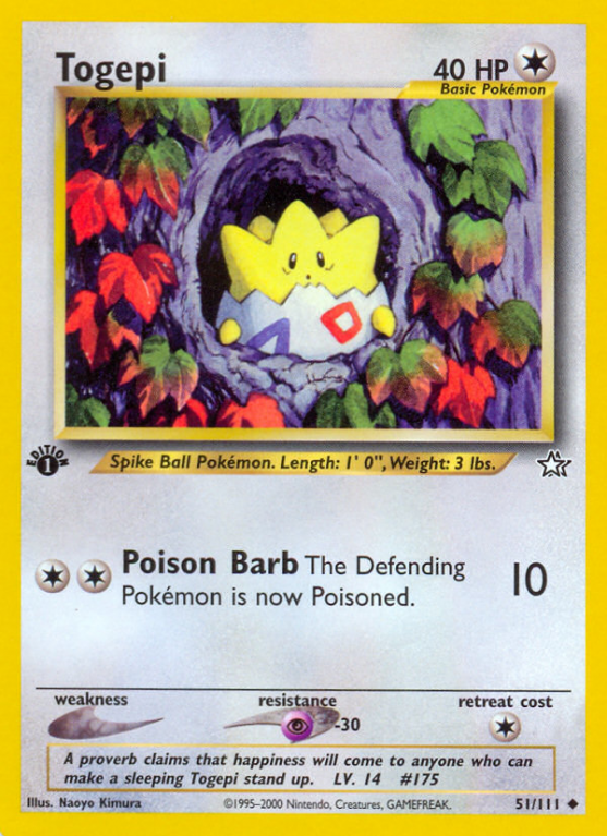 Togepi 51/111 Neo Neo Genesis