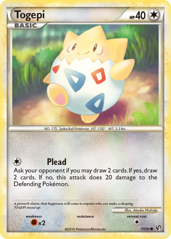Togepi 70/90 HeartGold & SoulSilver HS—Undaunted