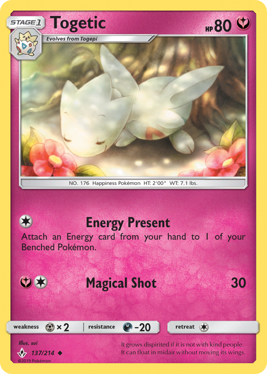 Togetic 137/214 Sun & Moon Unbroken Bonds