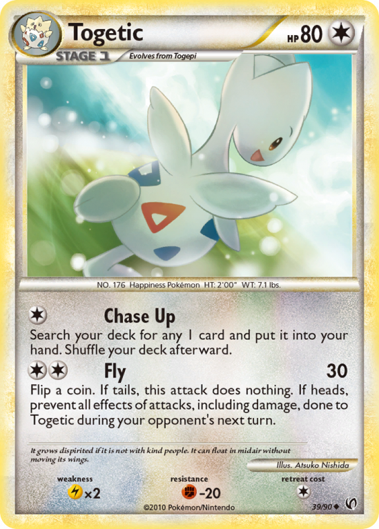 Togetic 39/90 HeartGold & SoulSilver HS—Undaunted