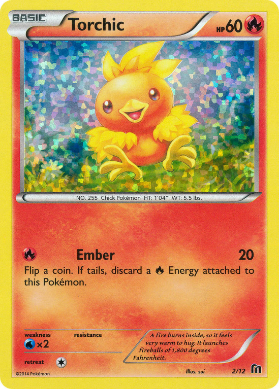 Torchic 2/12 Other McDonald's Collection 2016