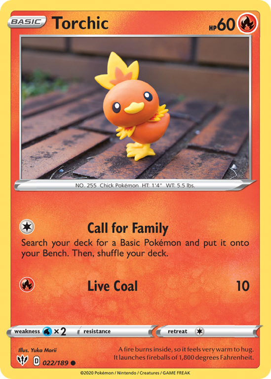 Torchic 22/189 Sword & Shield Darkness Ablaze