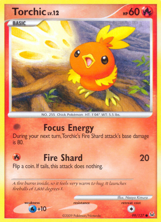 Torchic 99/127 Platinum Platinum