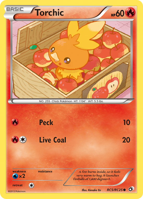 Torchic RC5/113 Black & White Legendary Treasures