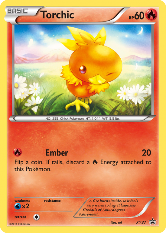 Torchic XY37/183 XY XY Black Star Promos