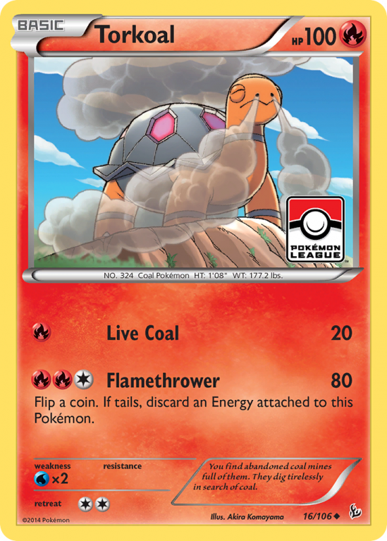 Torkoal 16/106 XY Flashfire