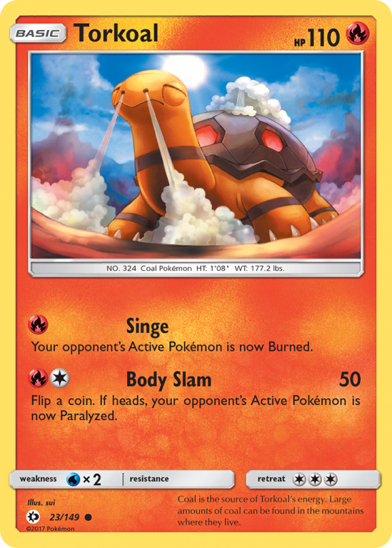 Torkoal 23/149 Sun & Moon Sun & Moon