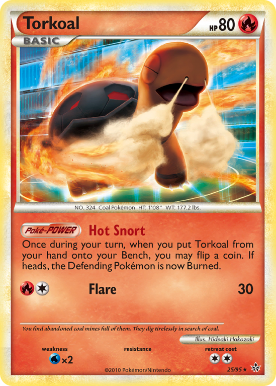 Torkoal 25/95 HeartGold & SoulSilver HS—Unleashed