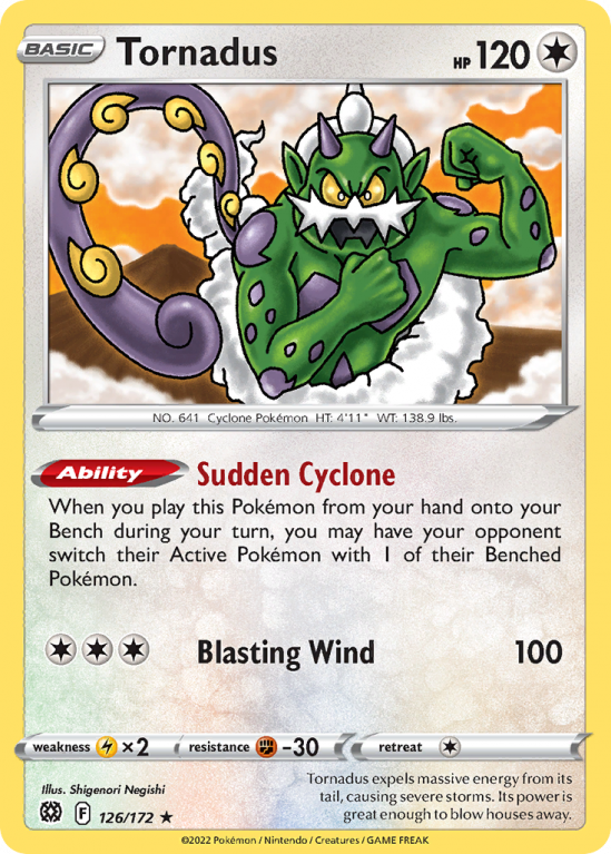 Tornadus 126/172 Sword & Shield Brilliant Stars