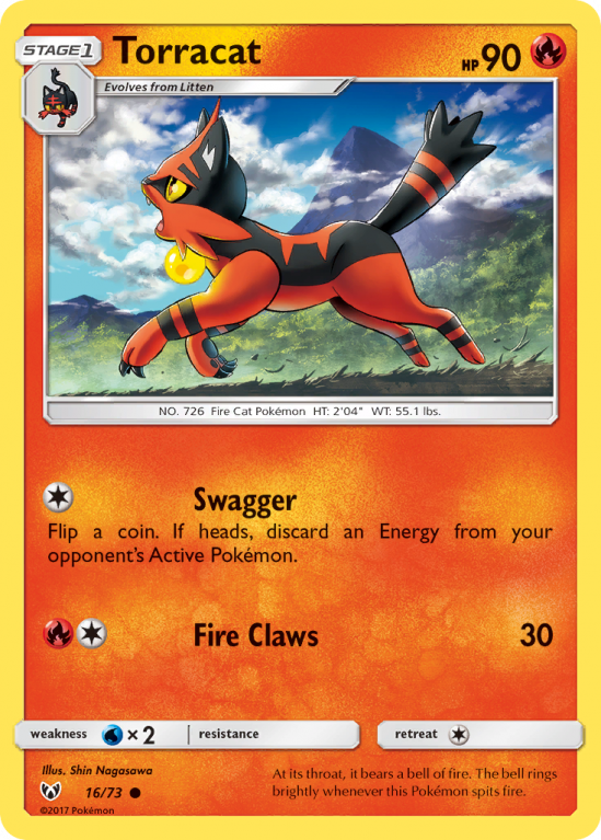 Torracat 16/73 Sun & Moon Shining Legends