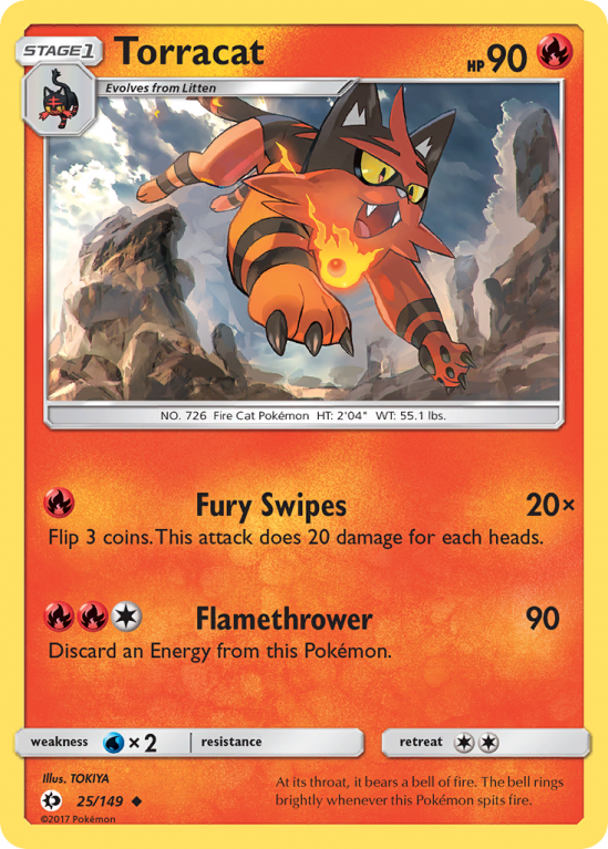 Torracat 25/149 Sun & Moon Sun & Moon