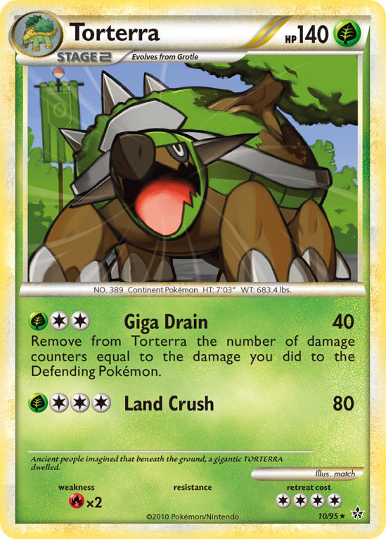 Torterra 10/95 HeartGold & SoulSilver HS—Unleashed