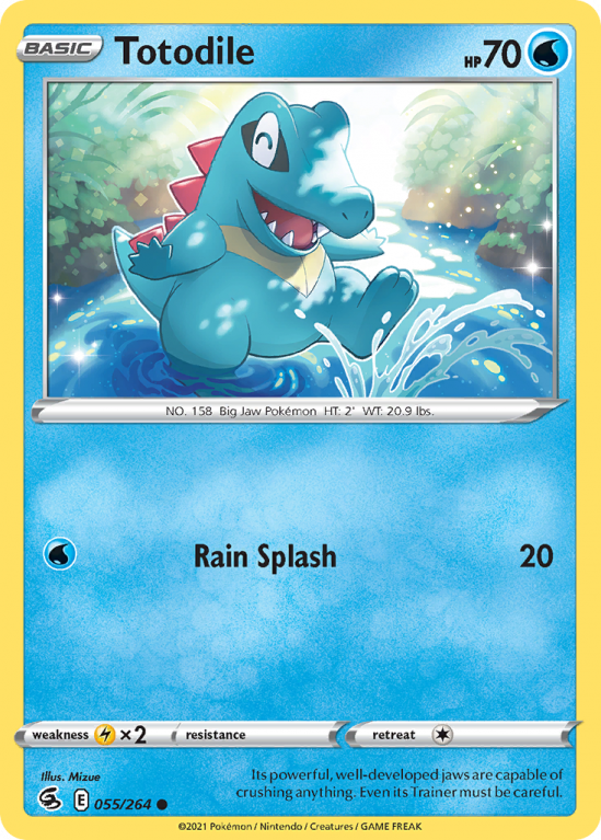 Totodile 55/264 Sword & Shield Fusion Strike