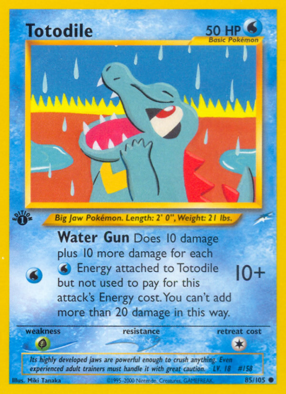 Totodile 85/113 Neo Neo Destiny