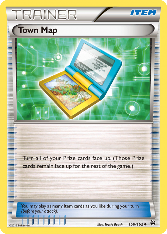 Town Map 150/162 XY BREAKthrough